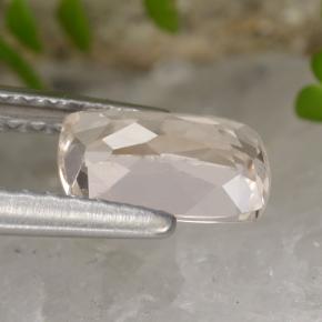 Morganite Rosa chiaro naturale da 0.84 ct, Taglio a cuscino, VVS-VS