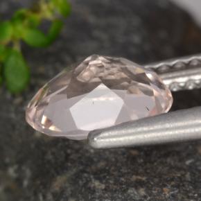 Morganite naturale rosa da 1,05 ct, taglio ovale, VVS-VS
