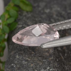 Morganite naturale rosa da 1,13 ct, taglio a pera, VVS-VS