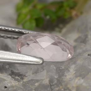 Morganite Rosa chiaro naturale da 0.56 ct, Taglio a cuscino, VVS-VS