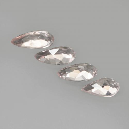 Gemme di Morganite Tono rosa corallo naturale da 2.03 ct, Forma a pera, VVS