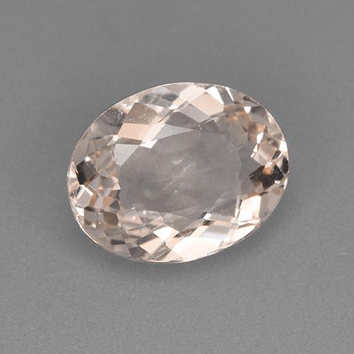 Morganite Rosa Molto Chiaro naturale da 2.31 ct, Taglio ovale, VS