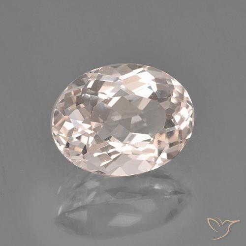 Morganite Rosa Molto Chiaro naturale da 2.43 ct, Ovale, VS