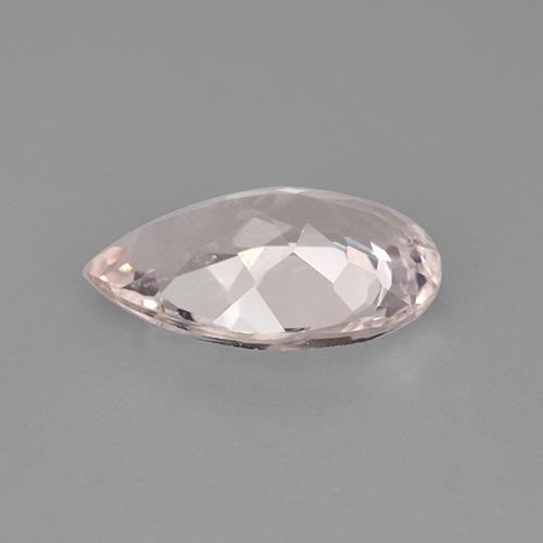 Morganite Rosa medio naturale da 2.09 ct, Forma a pera, VVS-VS
