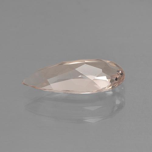 Morganite Rosa salmone naturale da 2.26 ct, Forma a pera, VVS-VS