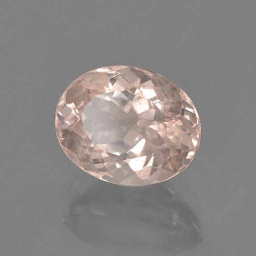 Morganite naturale rosa da 2,73 ct, taglio ovale, VS