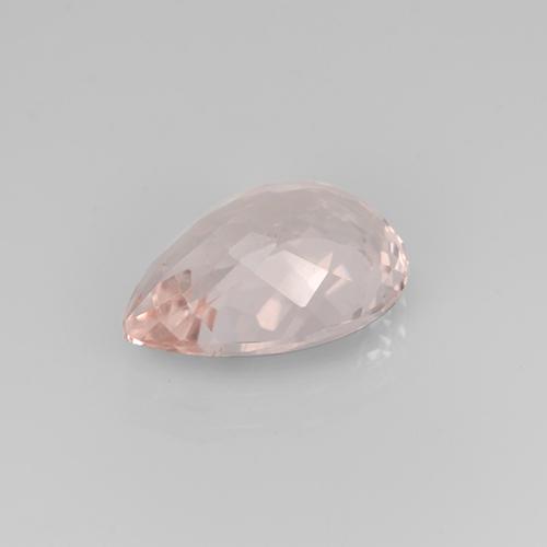 Morganite Rosa chiaro naturale da 2.73 ct, Forma a pera, VVS-VS