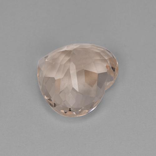 Morganite Rosa salmone naturale da 2.74 ct, A forma di cuore, VVS-VS