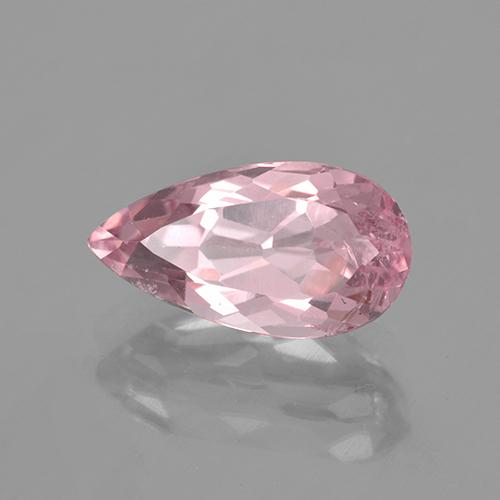 Morganite naturale rosa da 2,52 ct, taglio a pera, VS