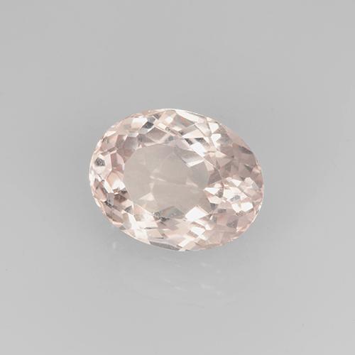 Morganite naturale rosa da 2,66 ct, taglio ovale, VVS-VS