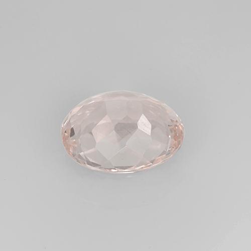 Morganite naturale rosa da 2,66 ct, taglio ovale, VVS-VS