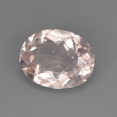 Morganite naturale rosa da 2,87 ct, taglio ovale, VS