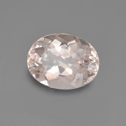 Morganite Rosa Molto Chiaro naturale da 2.18 ct, Taglio ovale, VS