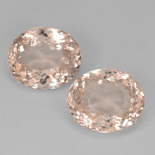 Morganite naturale rosa da 10,96 ct, taglio ovale, VVS-VS