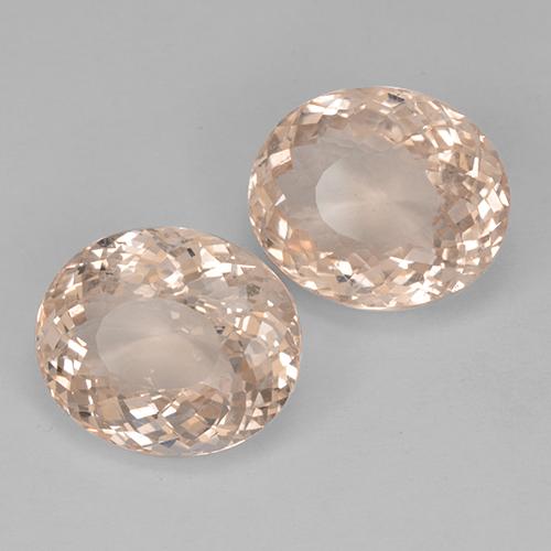 Morganite naturale rosa da 10,96 ct, taglio ovale, VVS-VS
