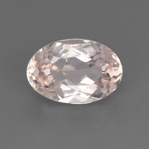 Morganite Rosa medio naturale da 1.60 ct, Taglio ovale, VVS-VS