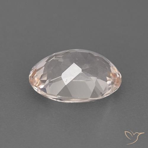 Morganite Rosa salmone naturale da 1.76 ct, Ovale, VS