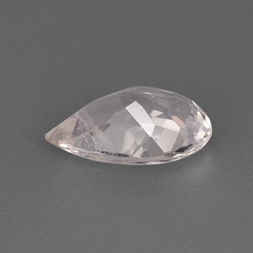Morganite naturale rosa da 1,13 ct, taglio a pera, VS