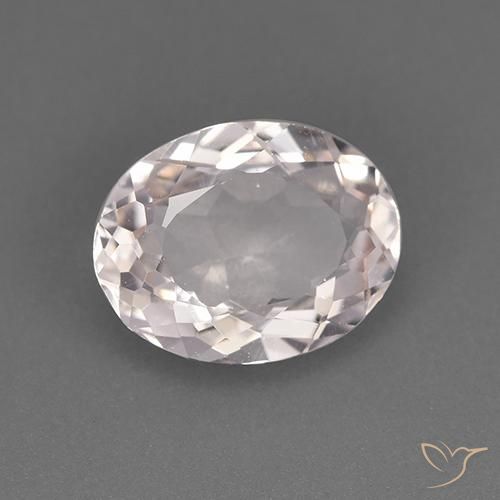 Morganite Bianco naturale da 1.60 ct, Ovale, VVS-VS