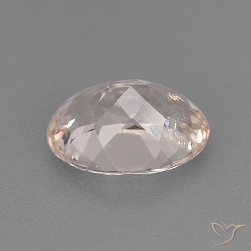 Morganite Rosa Molto Chiaro naturale da 1.69 ct, Ovale, VS