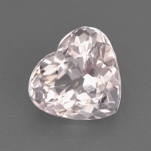 Morganite Rosa chiaro naturale da 1.91 ct, A forma di cuore, VS