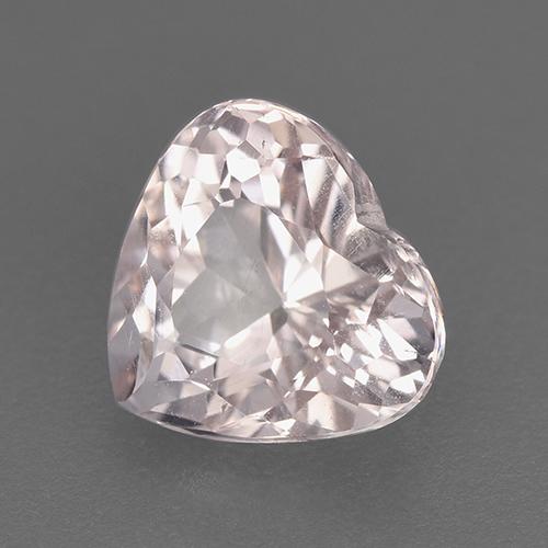 Morganite Rosa chiaro naturale da 1.91 ct, A forma di cuore, VS