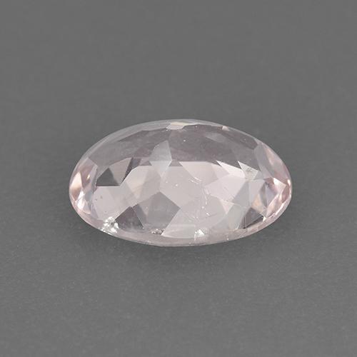 Morganite Rosa chiaro naturale da 1.02 ct, Taglio ovale, VS