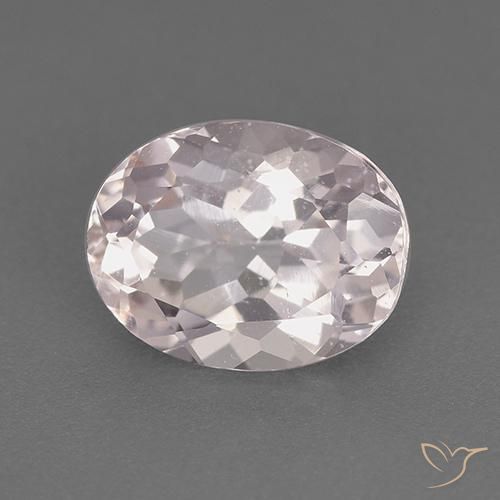 Morganite Rosa chiaro naturale da 1.86 ct, Ovale, VS