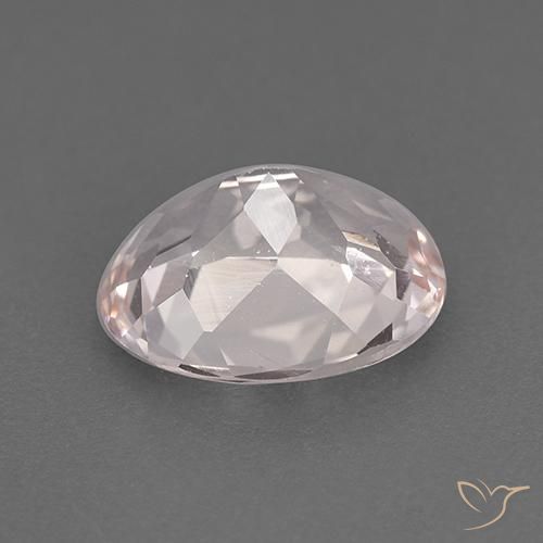 Morganite Rosa chiaro naturale da 1.86 ct, Ovale, VS