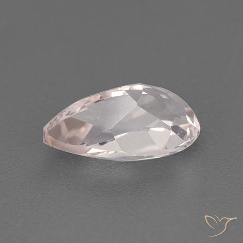 Morganite Tono rosa rosa naturale da 1.30 ct, Forma a pera, VS