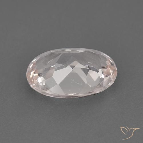 Morganite Rosa chiaro naturale da 1.51 ct, Ovale, VS