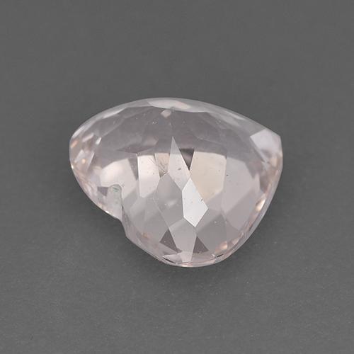 Morganite Rosa chiaro naturale da 1.30 ct, A forma di cuore, VS
