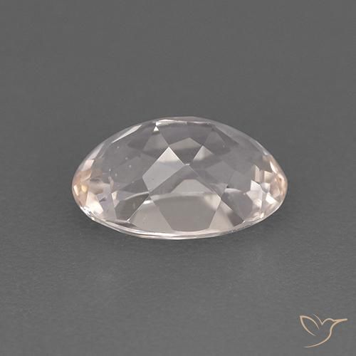 Morganite Rosa chiaro naturale da 1.36 ct, Ovale, VS