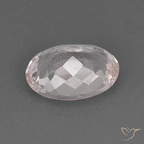 Morganite Rosa chiaro naturale da 1.63 ct, Ovale, VS