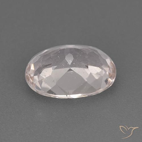 Morganite rosa fenicottero naturale da 1.85 ct, Ovale, VS