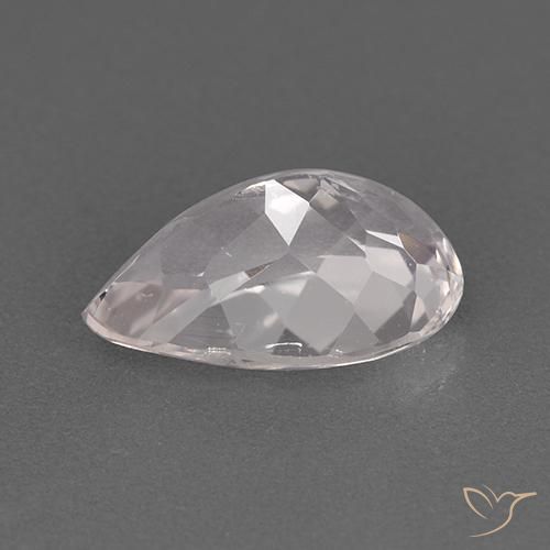 Morganite Rosa chiaro naturale da 1.73 ct, Forma a pera, VS