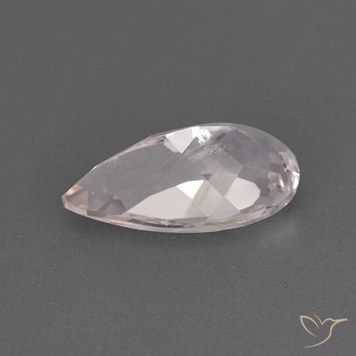Morganite Tono rosa rosa naturale da 1.60 ct, Forma a pera, VS