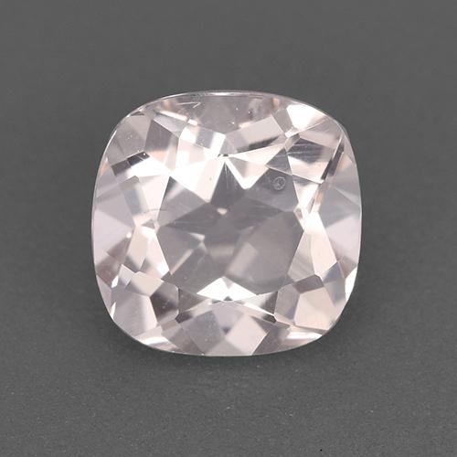 Morganite naturale rosa da 1,08 ct, taglio a cuscino, VVS-VS
