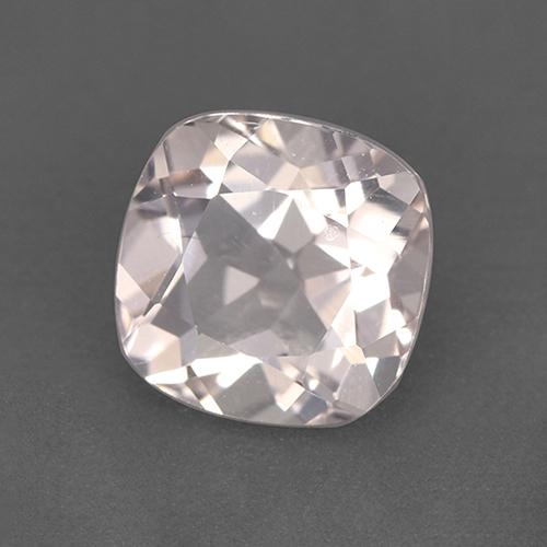 Morganite naturale rosa da 1,08 ct, taglio a cuscino, VVS-VS