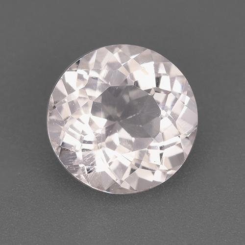 Morganite Rosa chiaro naturale da 1.54 ct, Taglio rotondo, VS