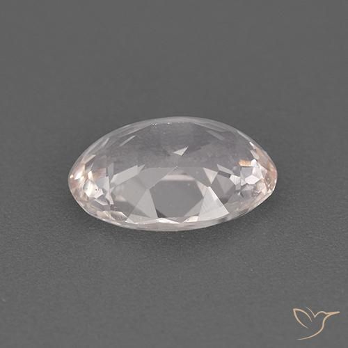 Morganite Rosa chiaro naturale da 1.30 ct, Ovale, VS