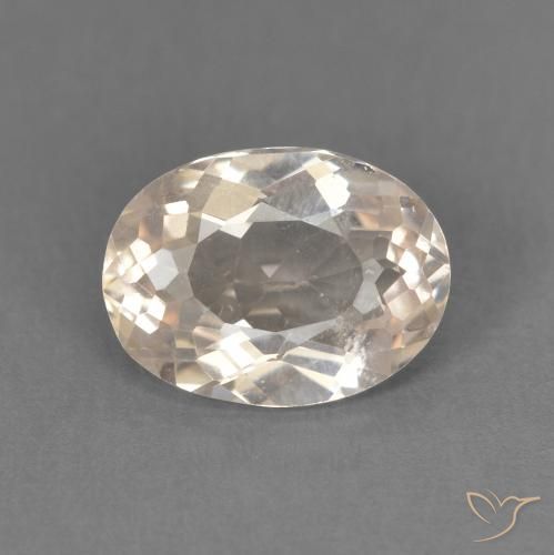 Morganite Rosa medio naturale da 1.50 ct, Ovale, VS
