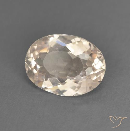 Morganite Rosa medio naturale da 1.50 ct, Ovale, VS