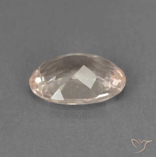 Morganite Rosa medio naturale da 1.50 ct, Ovale, VS
