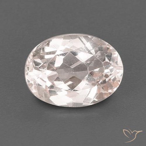1.33ct Naturale Rosa medio-chiaro Morganite, Ovale, VS