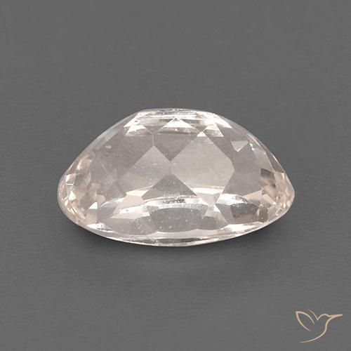 Morganite Rosa medio-chiaro naturale da 1.33 ct, Ovale, VS