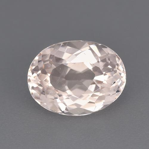 Morganite Rosa chiaro naturale da 2.10 ct, Taglio ovale, VVS-VS