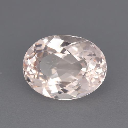 Morganite Rosa chiaro naturale da 2.10 ct, Taglio ovale, VVS-VS