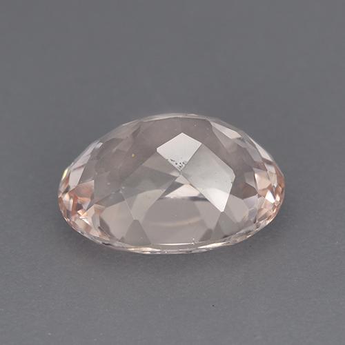 Morganite Rosa chiaro naturale da 2.10 ct, Taglio ovale, VVS-VS