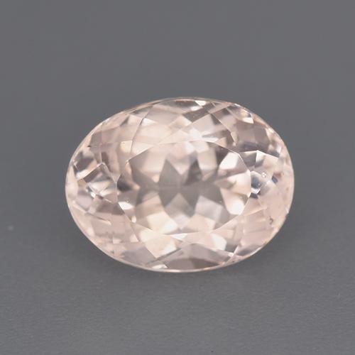 Morganite Rosa medio-chiaro naturale da 2.13 ct, Taglio ovale, VS